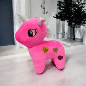 Standing Unicorn Pink 30 cms