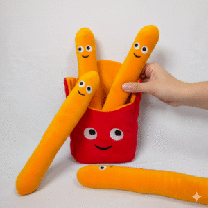 French Fries with three sticks and pouch