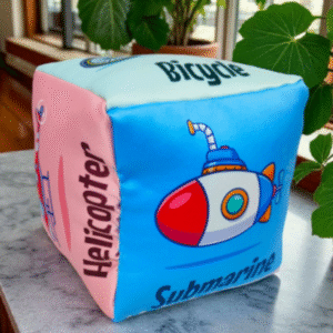 Fun & Educational Multicolor Soft Cubes